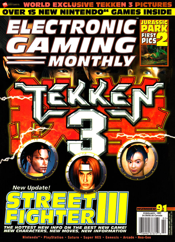 Electronic Gaming Monthly Issue 91 (February 1997) cover